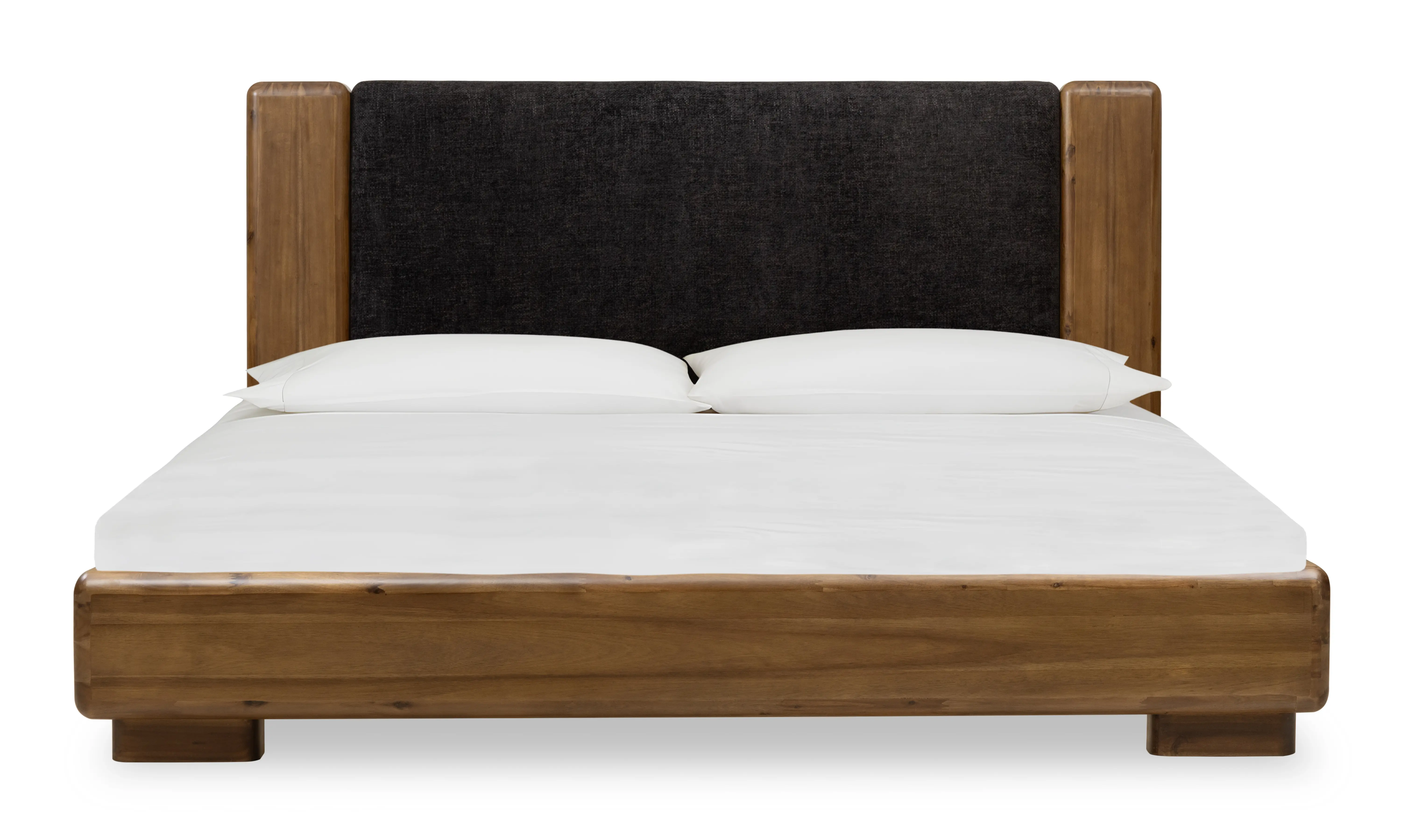 Boka Brown and Black King Platform Bed-3