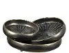 Round Bronze Metal Tray, Set of 3