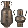 Bronze Metal Vases, Set of 2