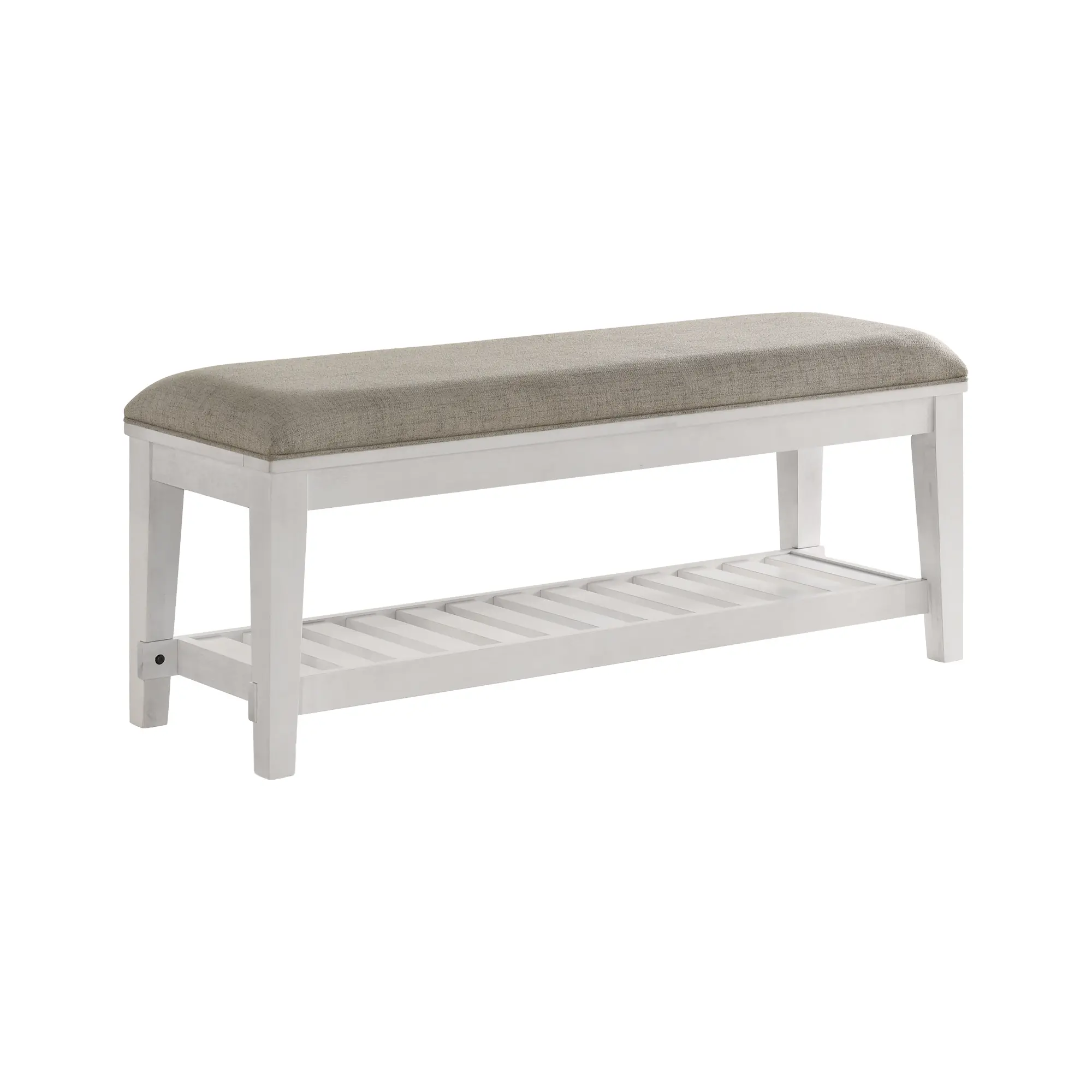 Andover White Bed Bench-1
