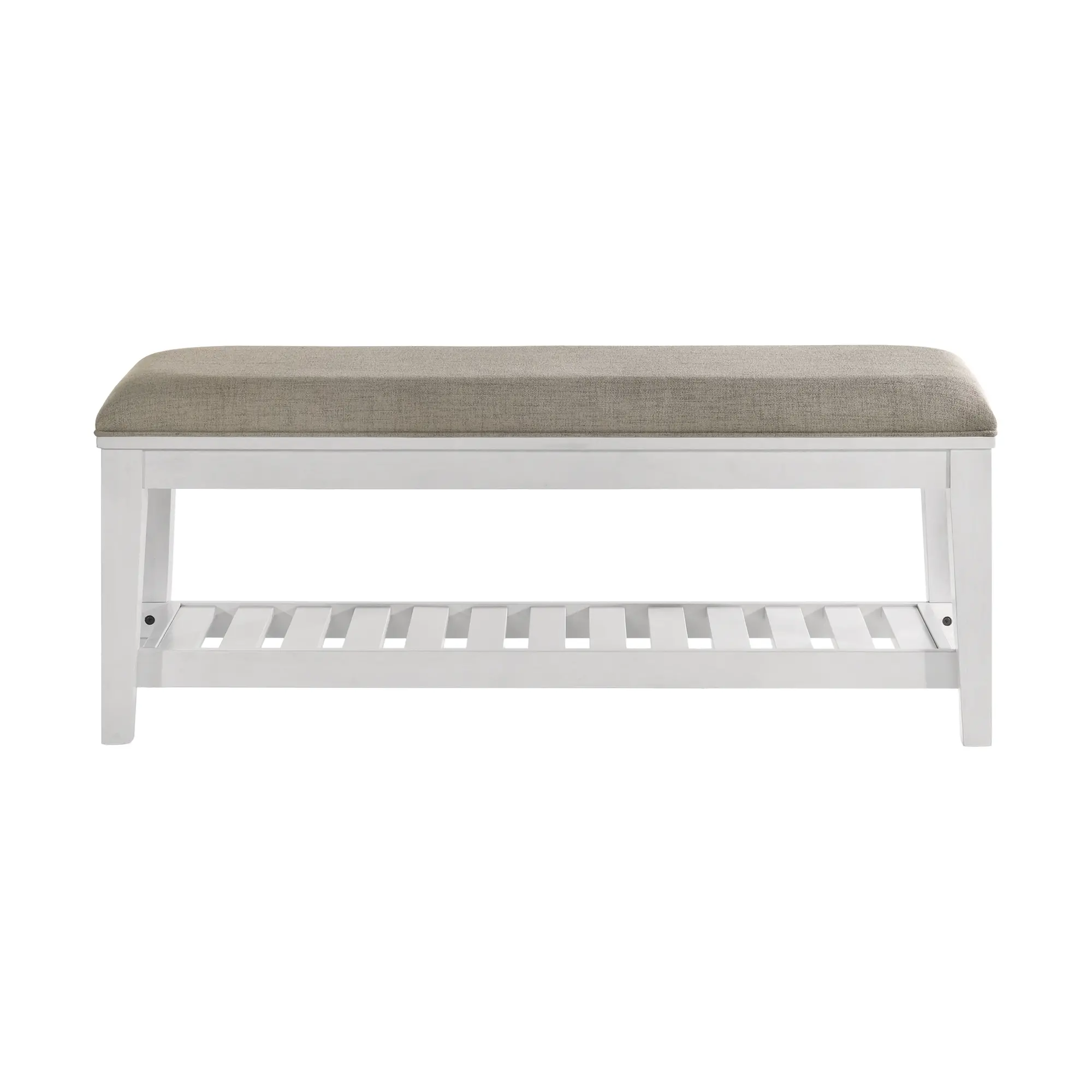 Andover White Bed Bench-2