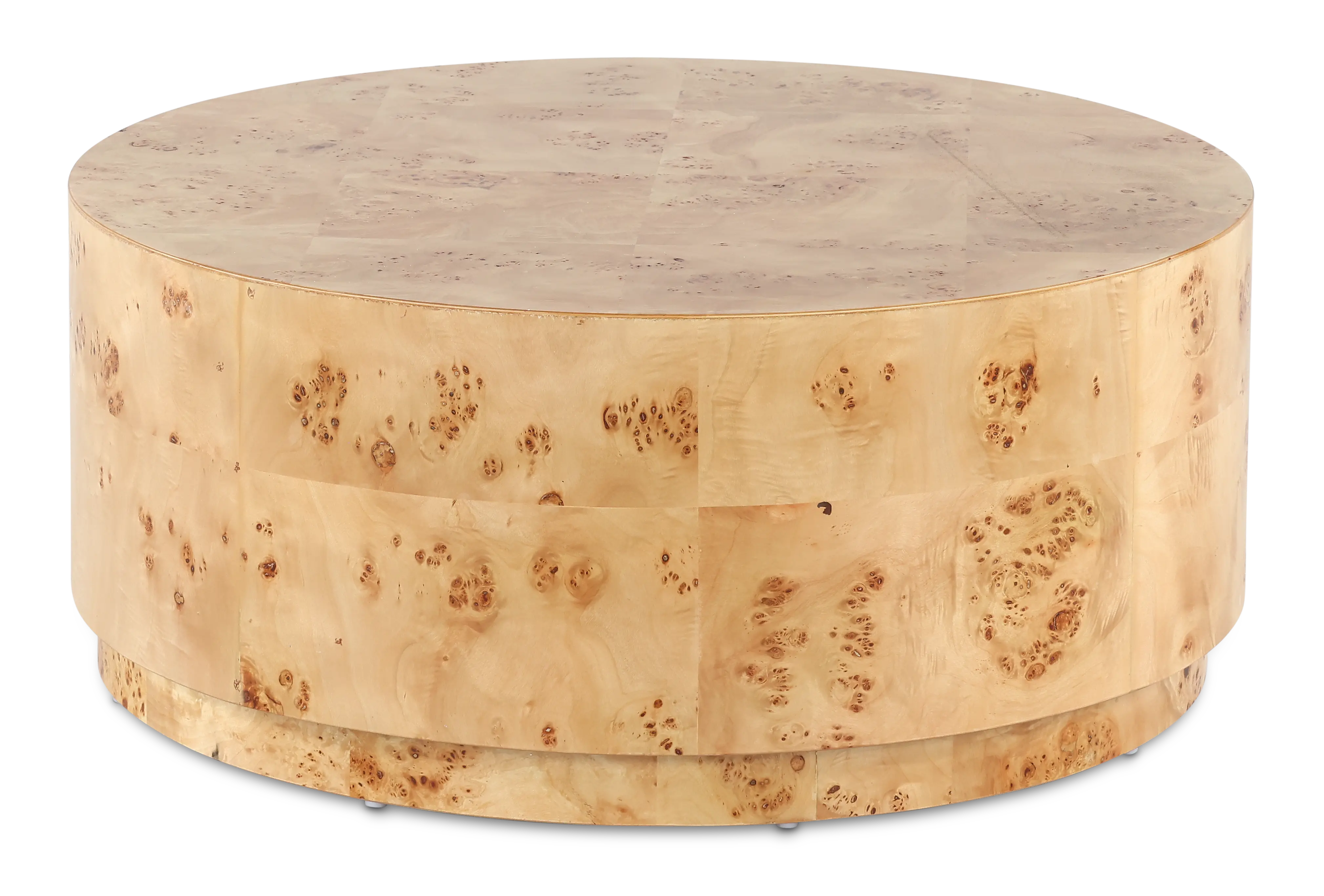 Otto Brown Round Coffee Table-1