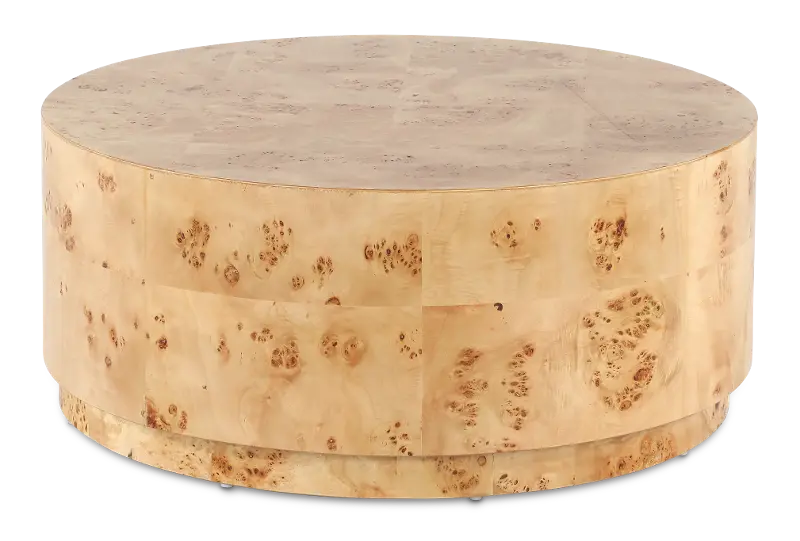 Otto Brown Round Coffee Table