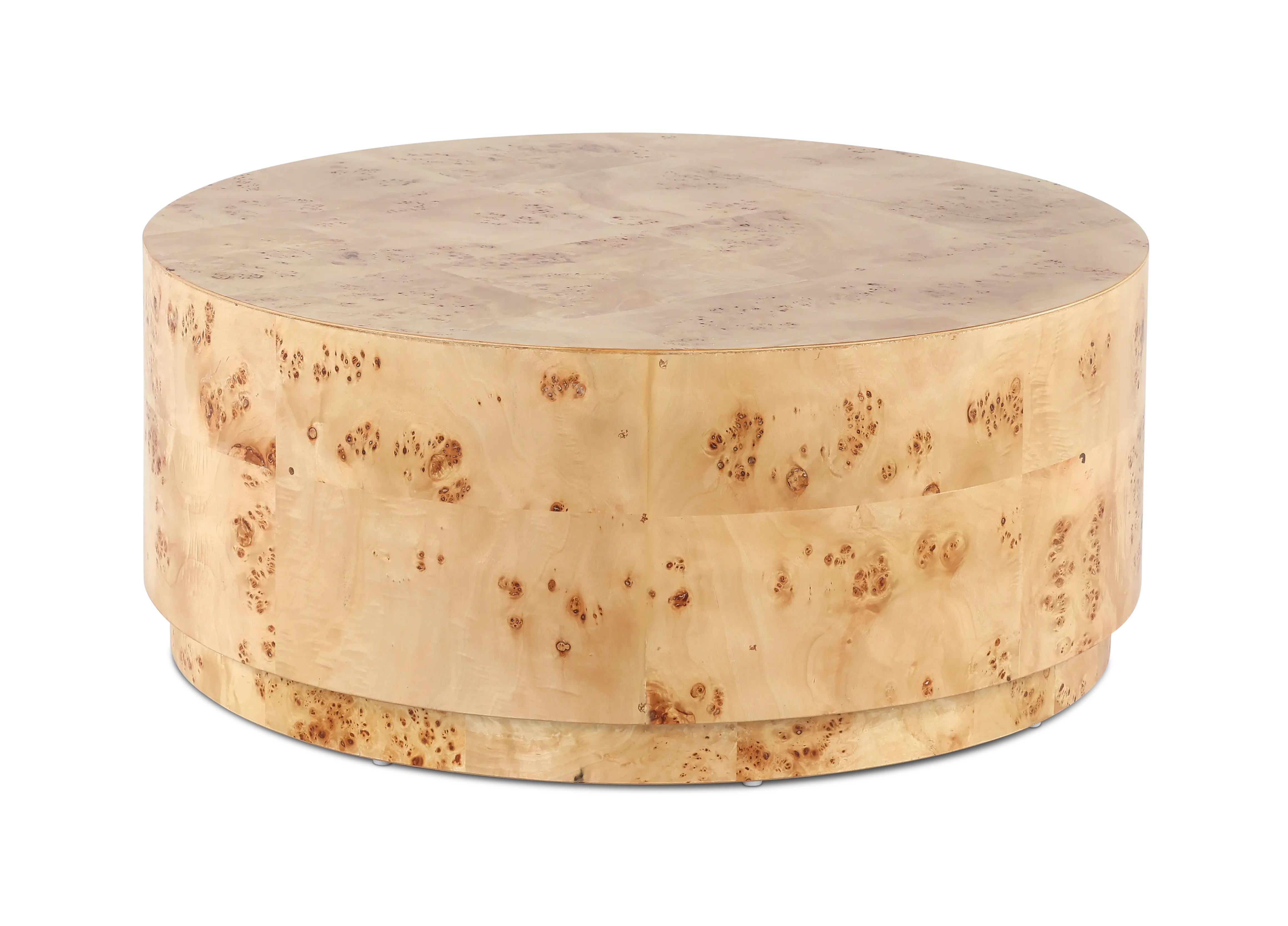Otto Brown Round Coffee Table-4