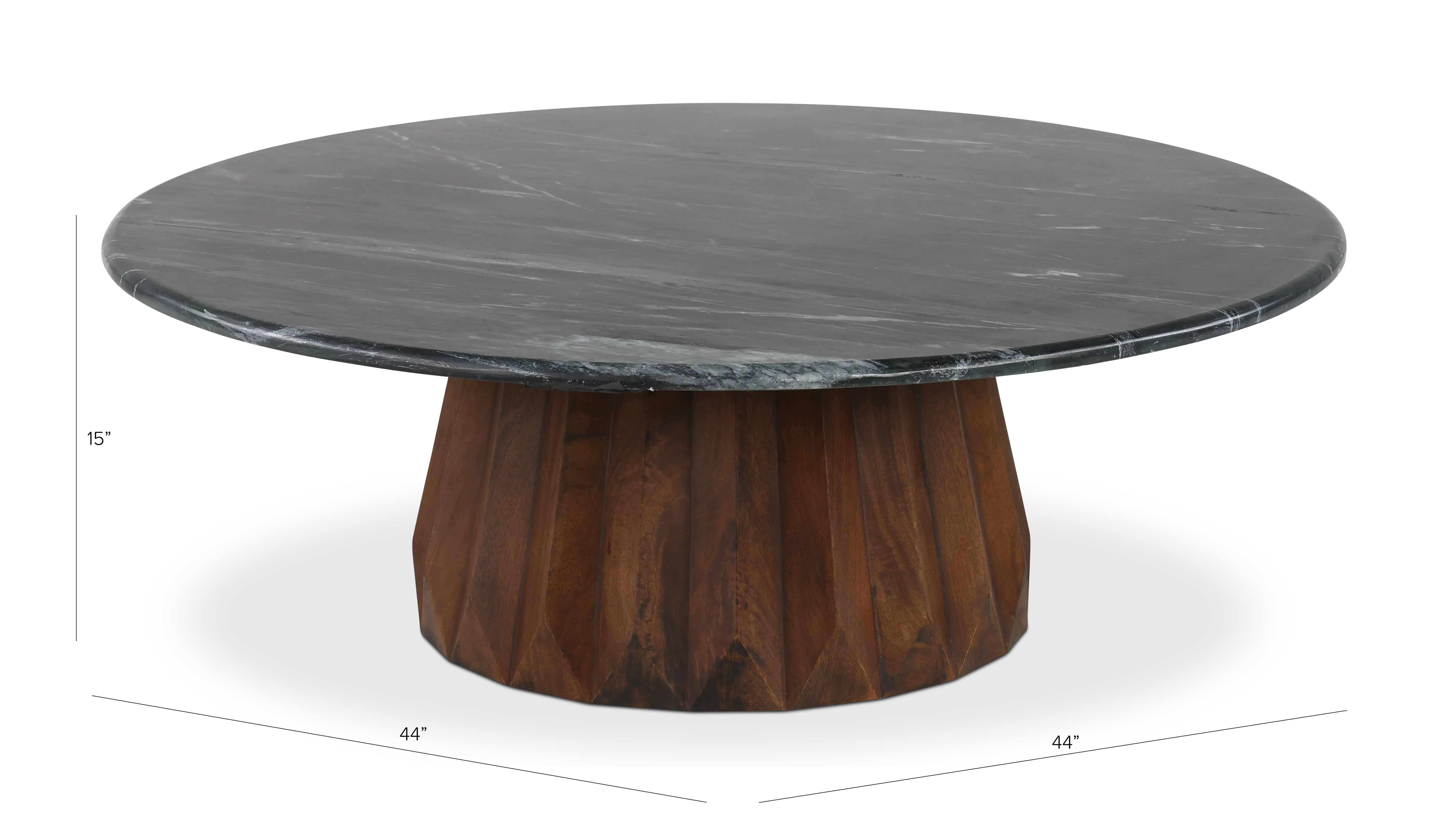 Jennings Black and Brown Coffee Table-3