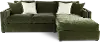 Moss Green 2-Piece Right-Facing Chaise Sectional
