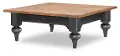 Country Living Oak and Black Square Coffee Table