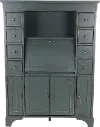 Country Living Green Secretary Cabinet