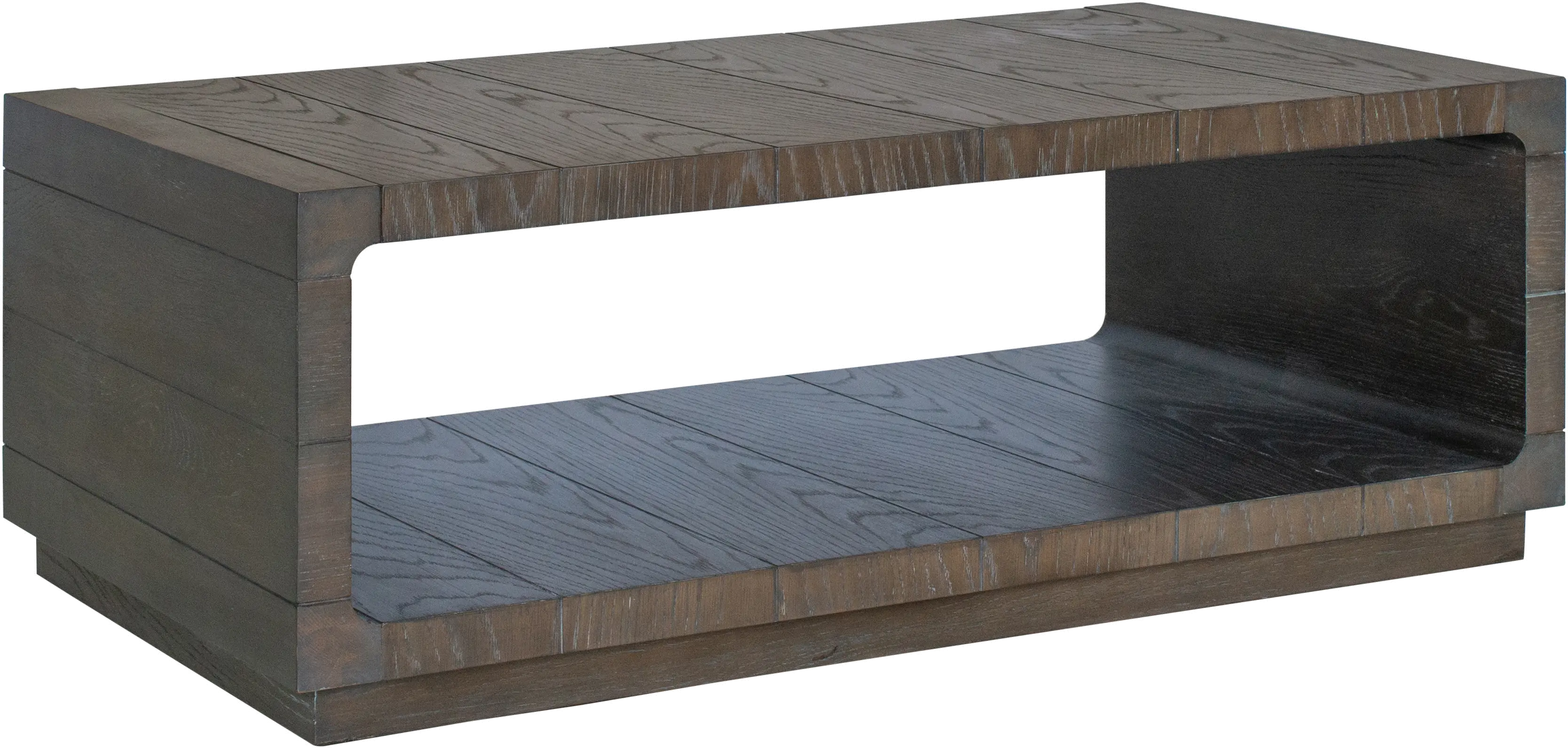 Leland Dark Brown Coffee Table-1