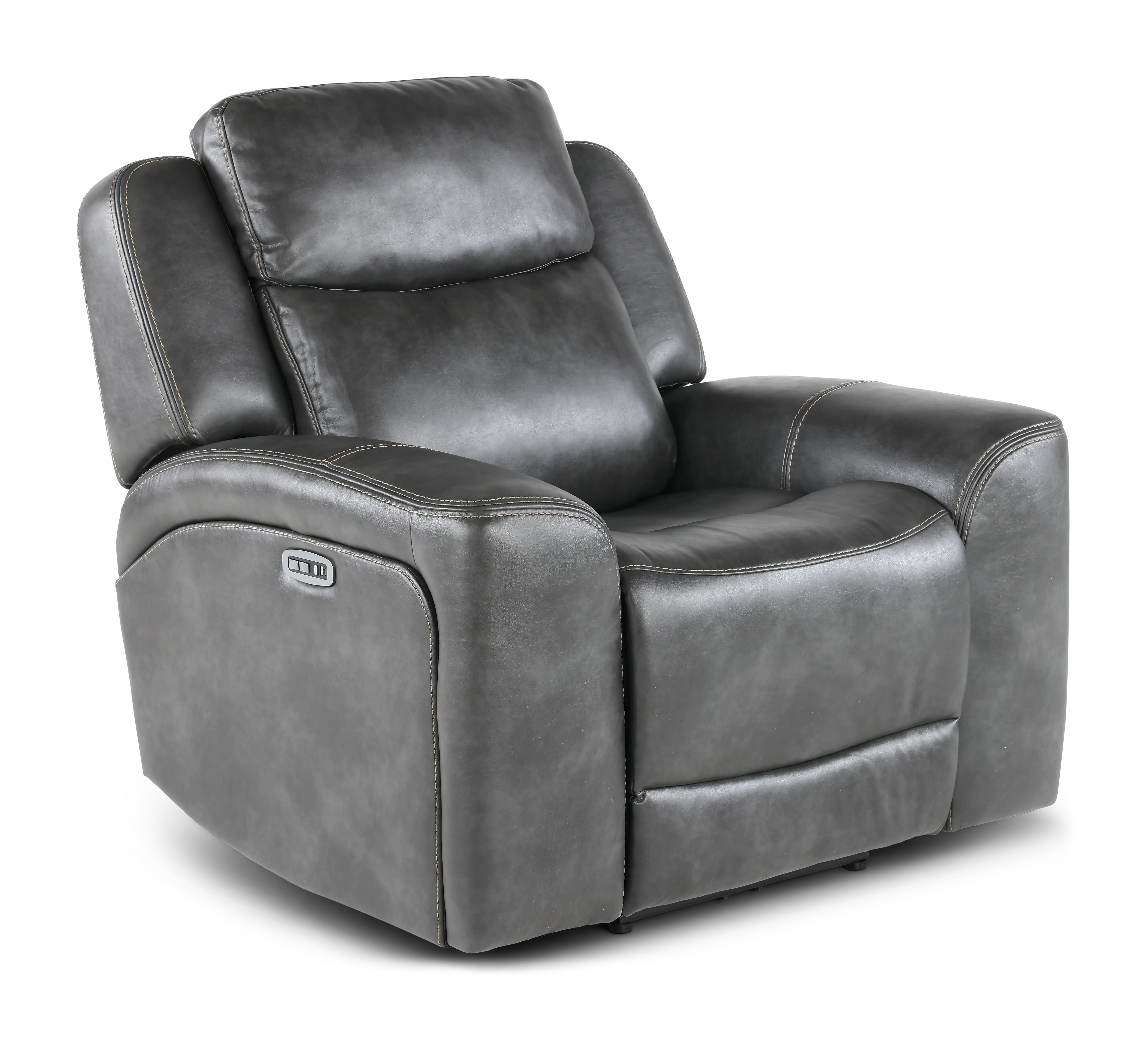 Montana Slate Gray Power Recliner-1