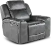 Montana Slate Gray Power Recliner