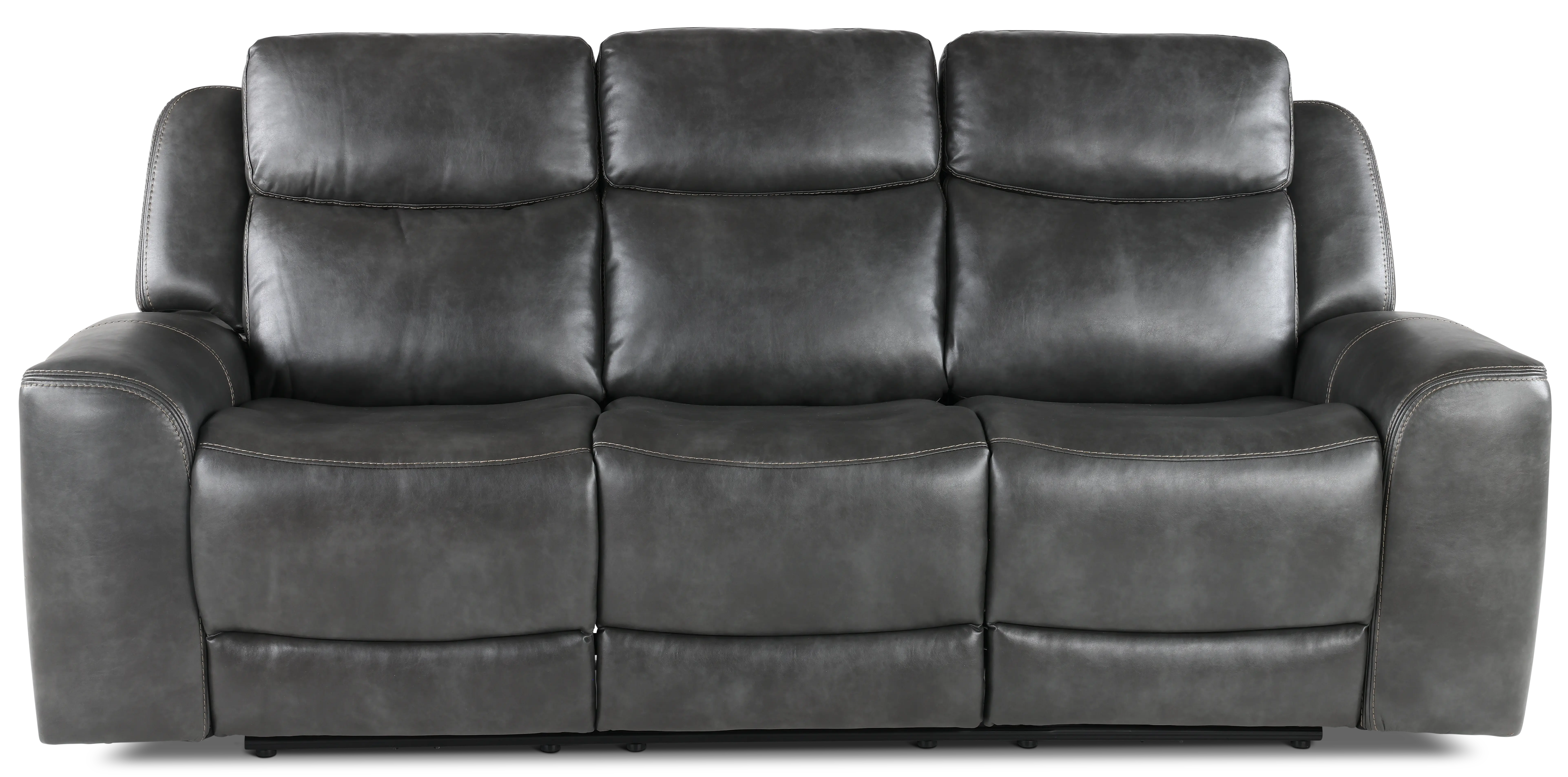 Montana Slate Gray Power Reclining Sofa-1