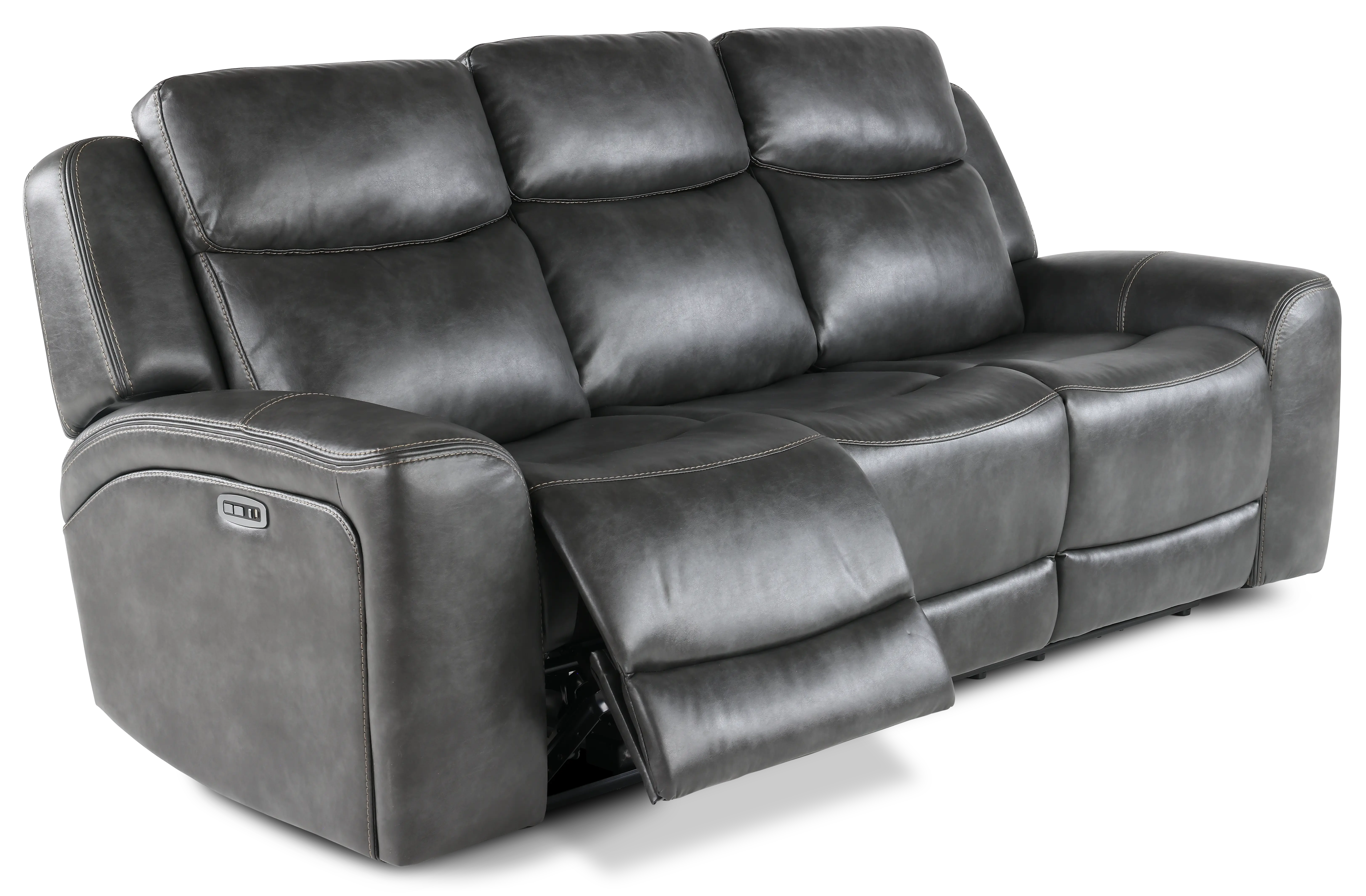 Montana Slate Gray Power Reclining Sofa-5