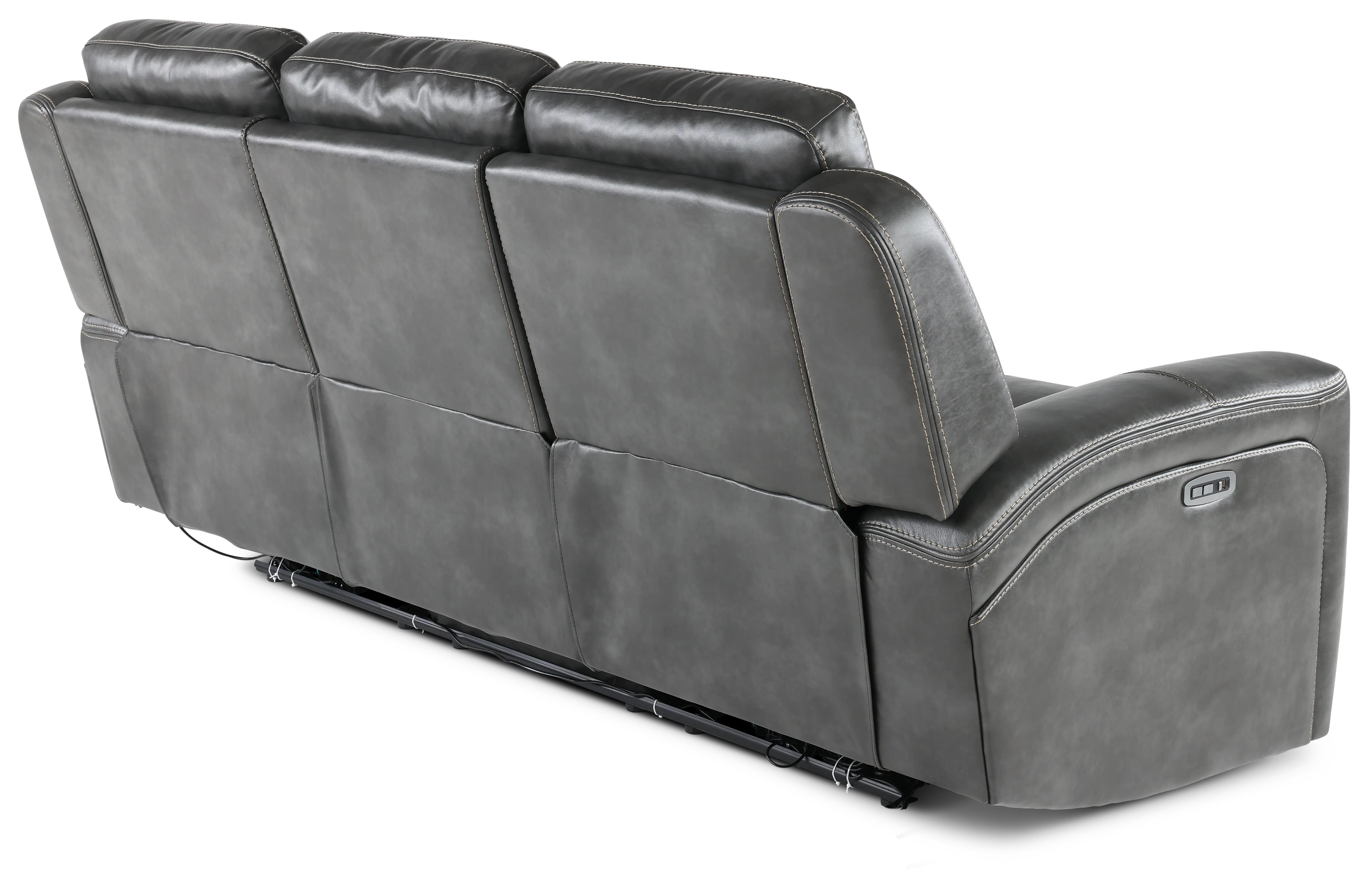 Montana Slate Gray Power Reclining Sofa-6