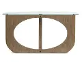 Lainey Brown Sofa Table