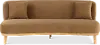 Vesper Brown Velvet Sofa