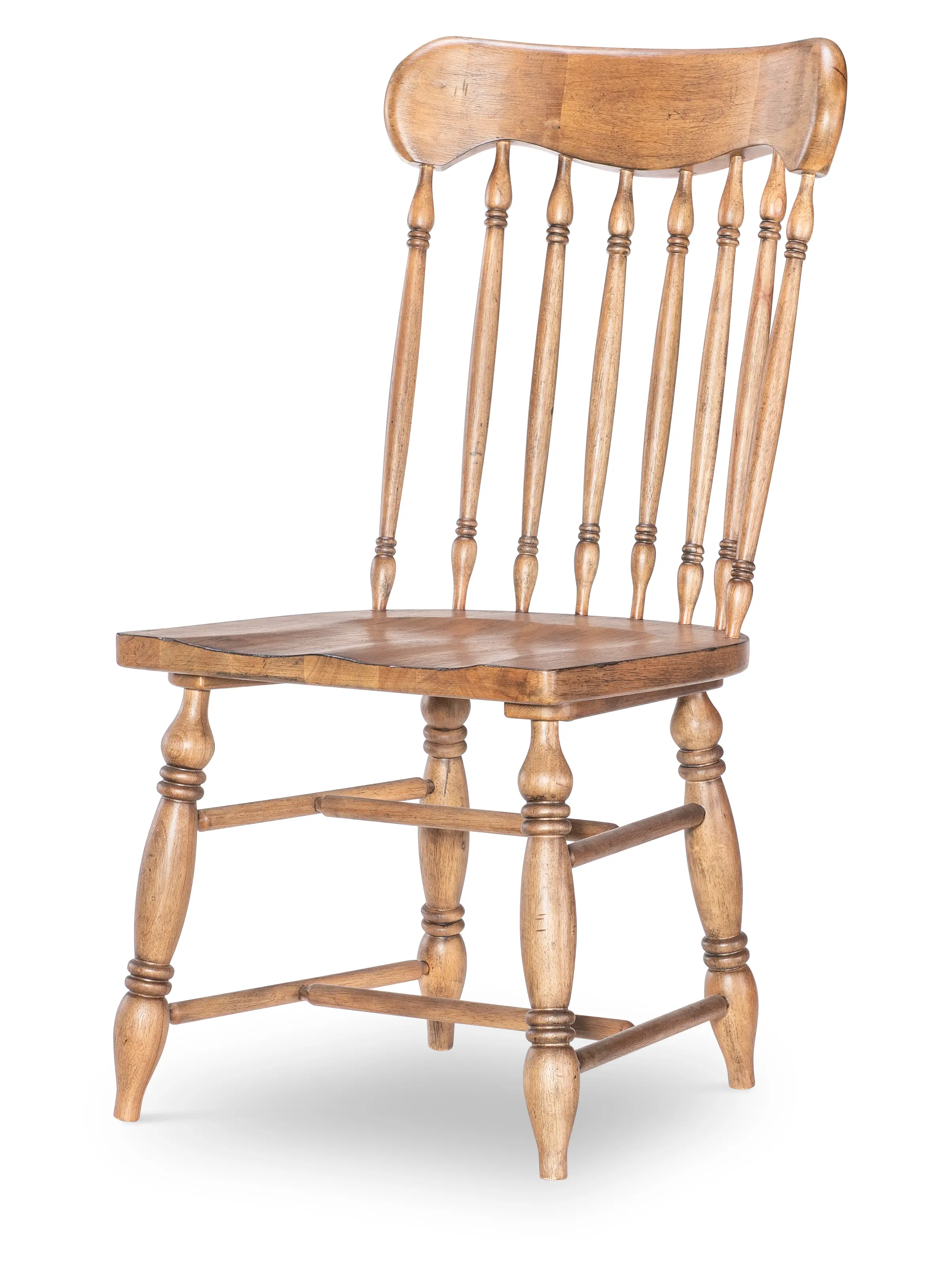 Country Living Oak Turned Spindle Dining Chair-1