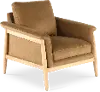 Vesper Tobacco Brown Velvet Accent Chair