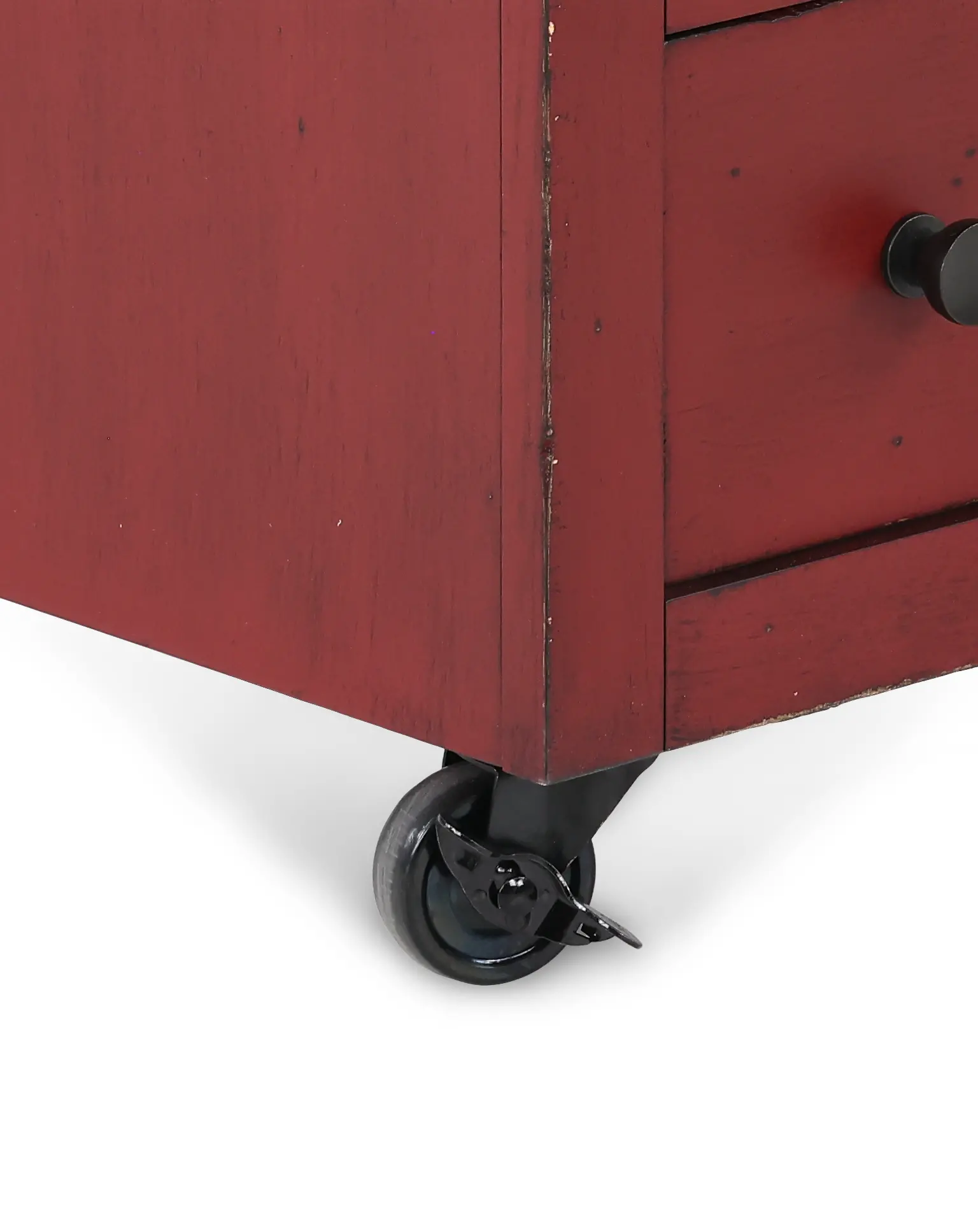 Country Living Red Apothecary Nightstand-9