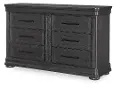 Country Living Black Dresser