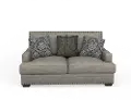 Ranch Dove Gray Loveseat