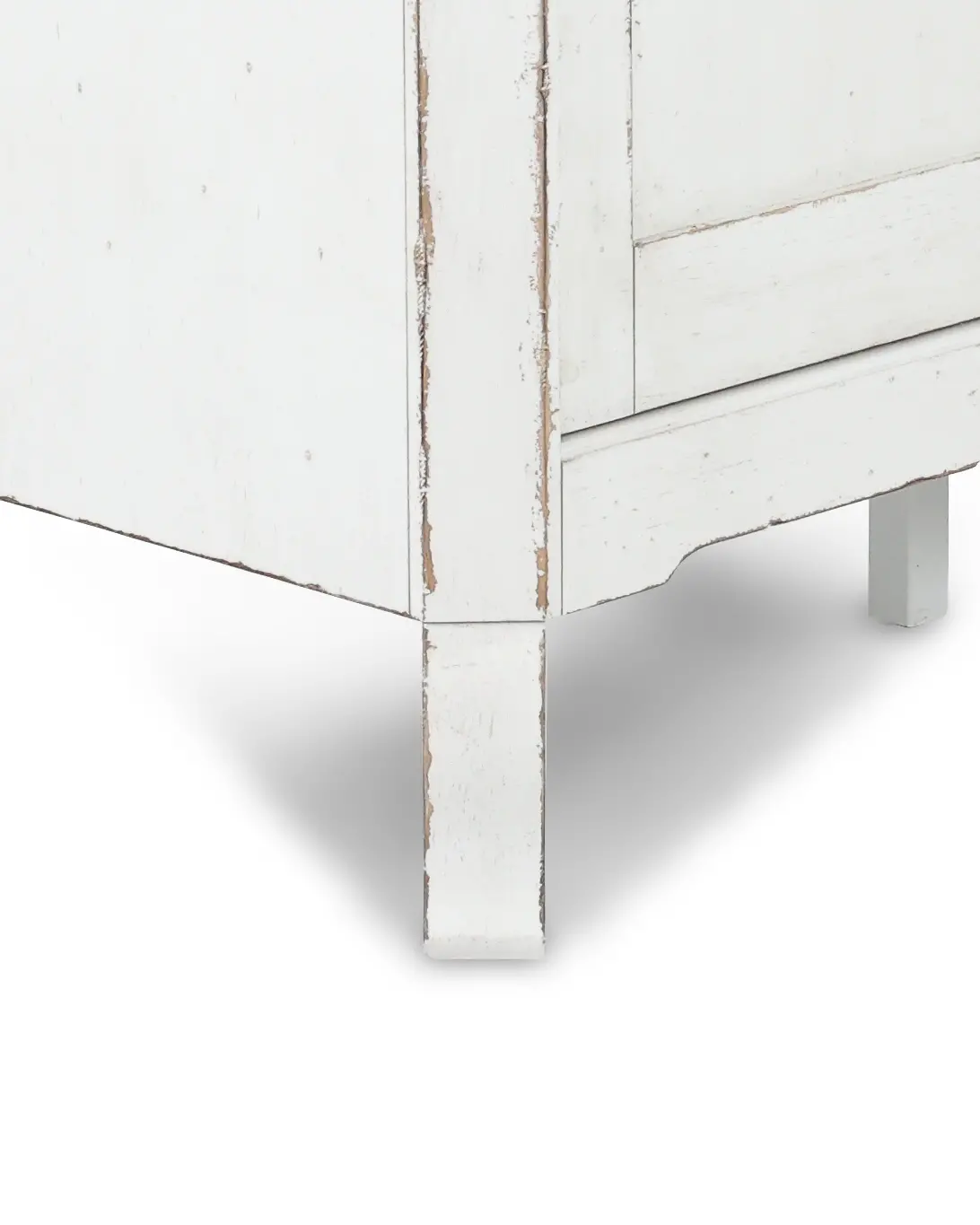 Country Living White Sliding Door Chest-7