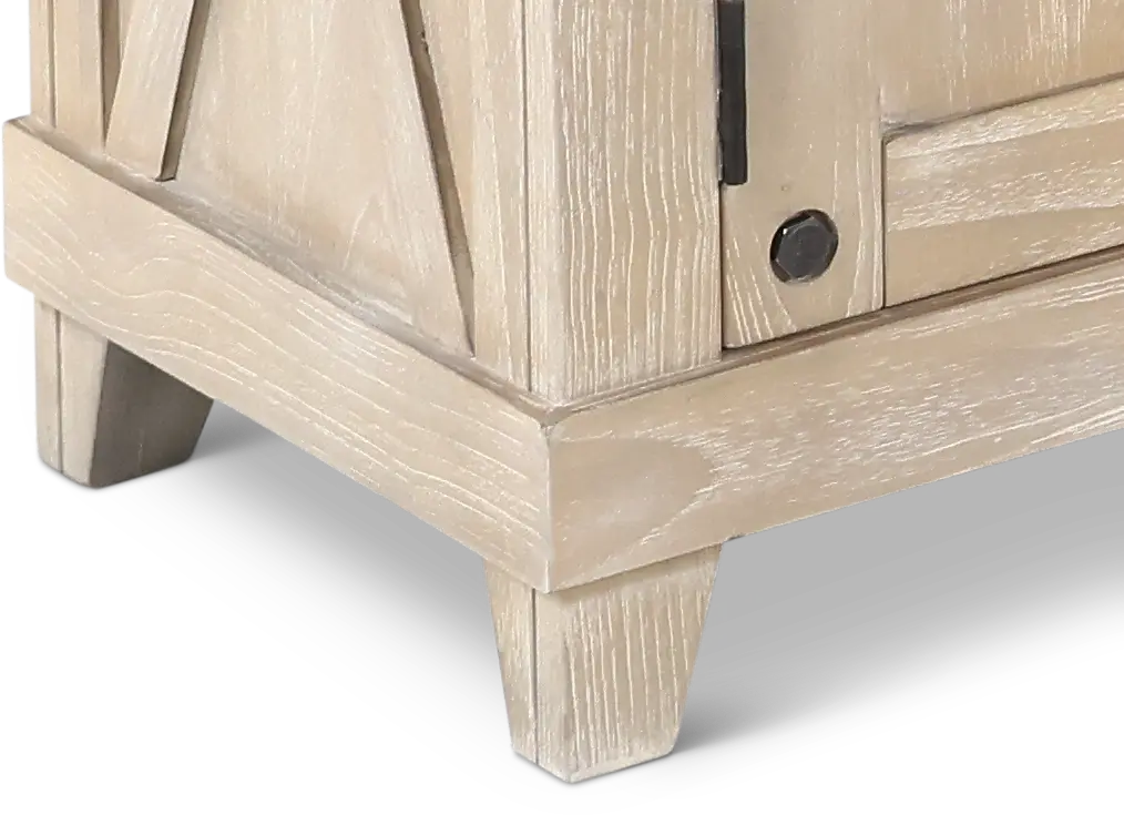 Rivan 64 Natural Fireplace Entertainment Center-10