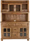 Country Living Oak Dining Server and Hutch