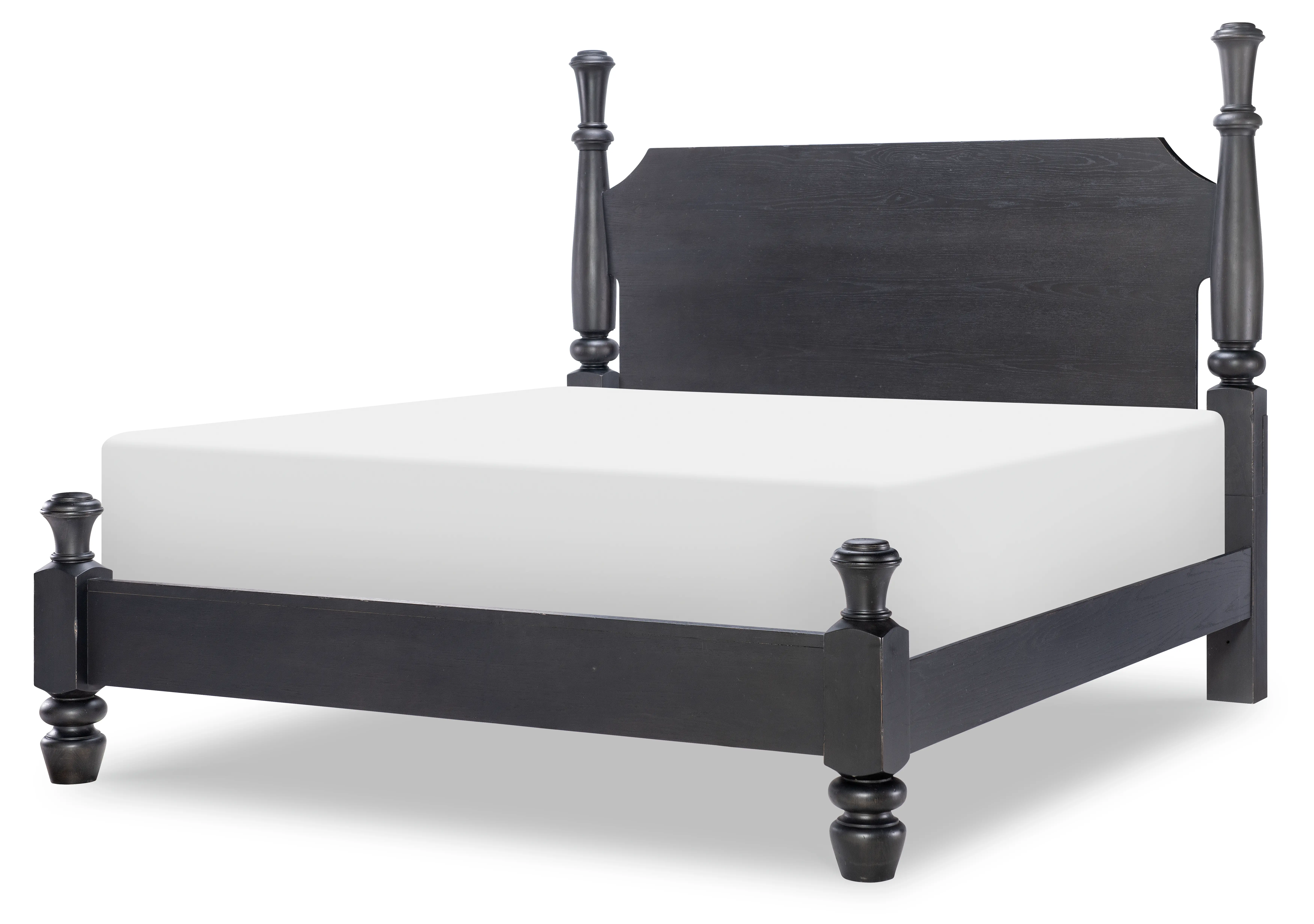 Country Living Black King Post Bed-1