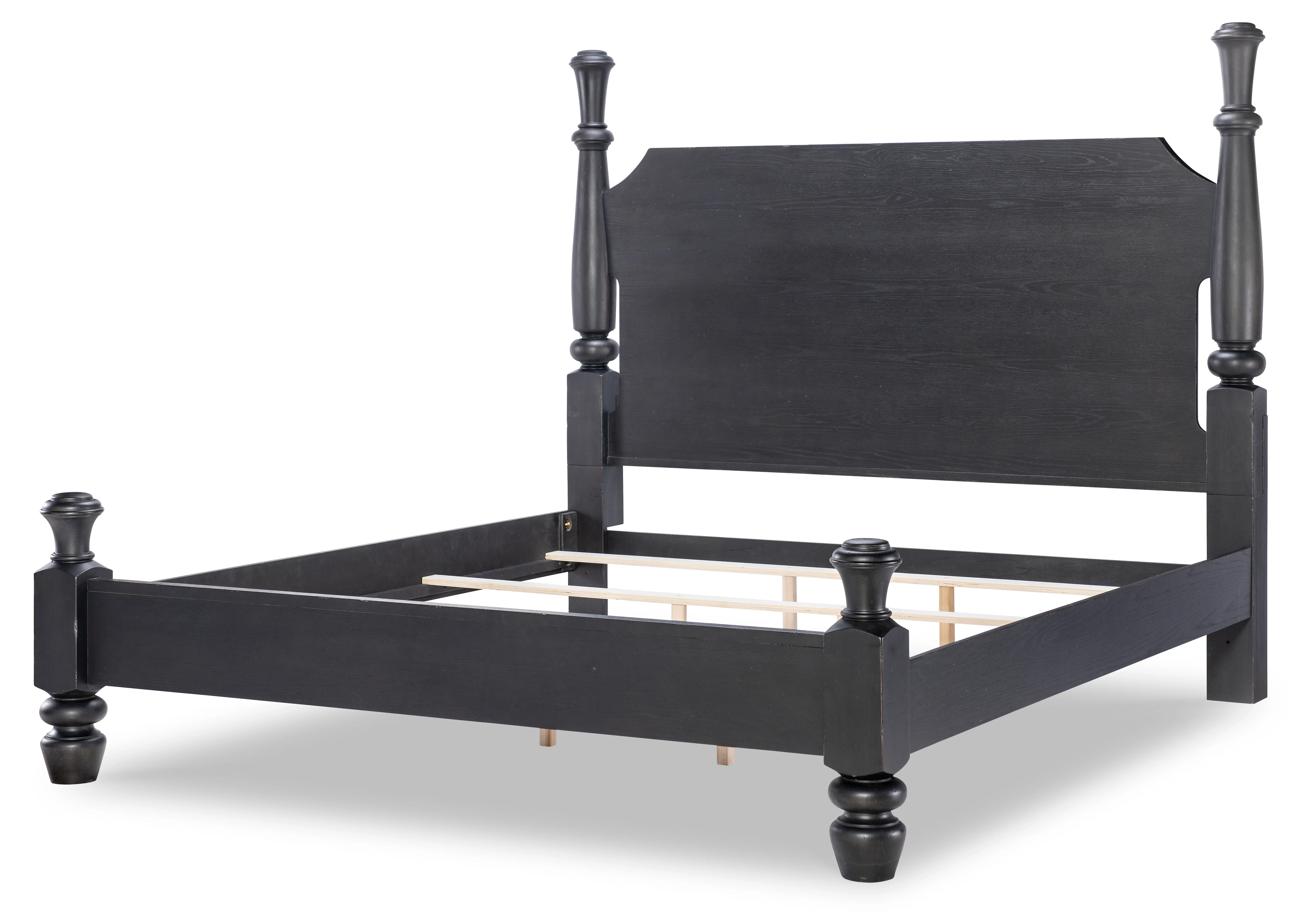 Country Living Black King Post Bed-6