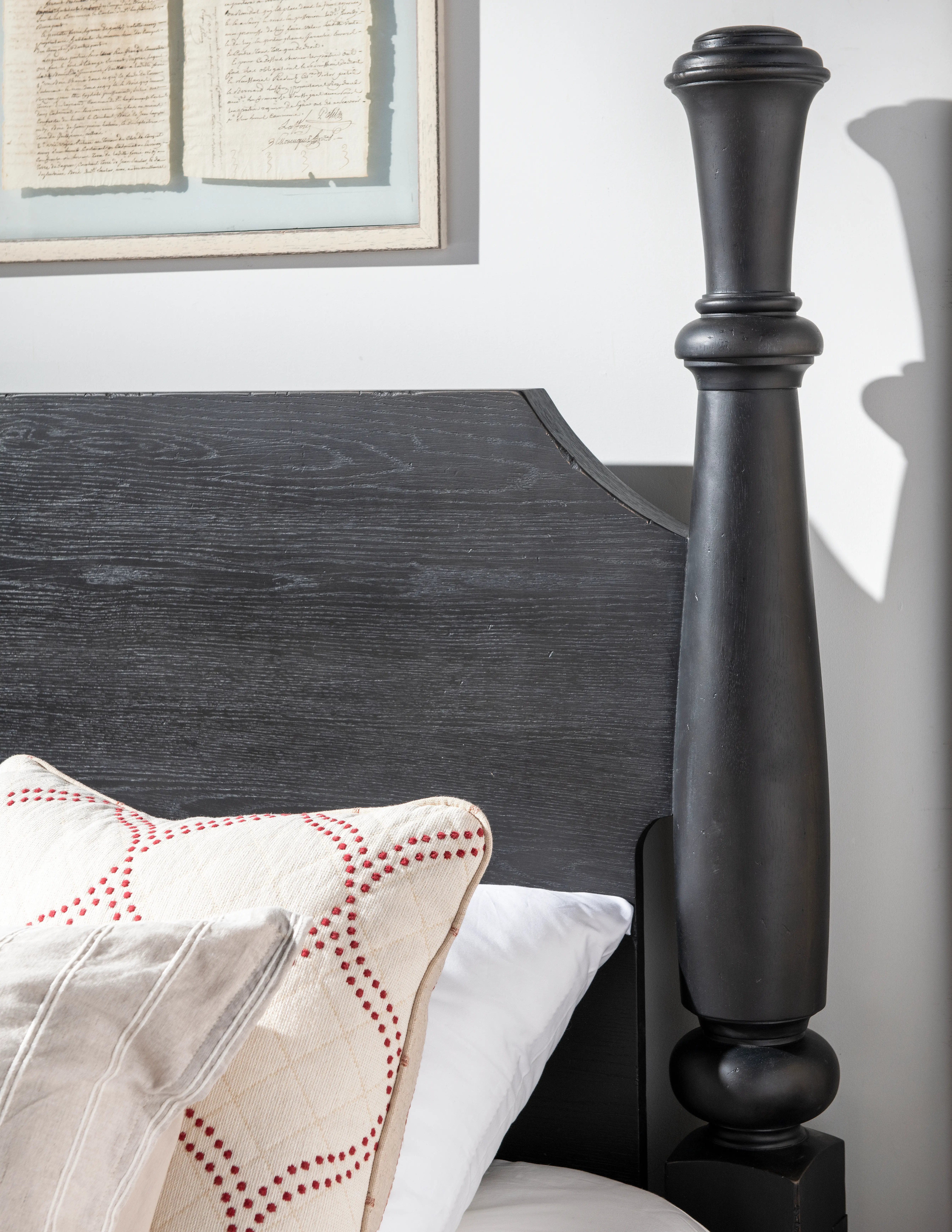 Country Living Black King Post Bed-9