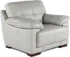 Baron Gray Leather Chair