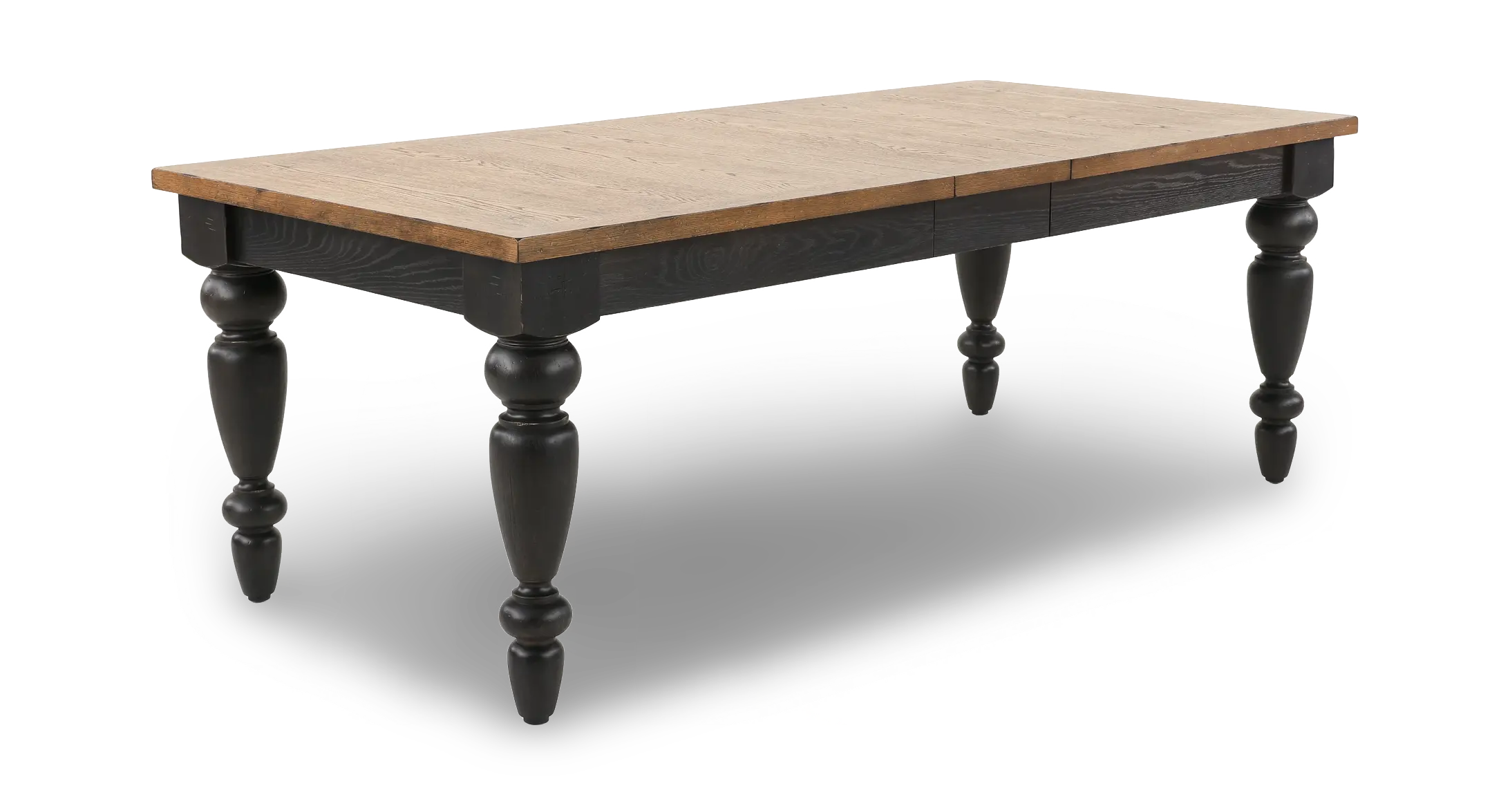 Country Living Oak and Black Dining Table-1