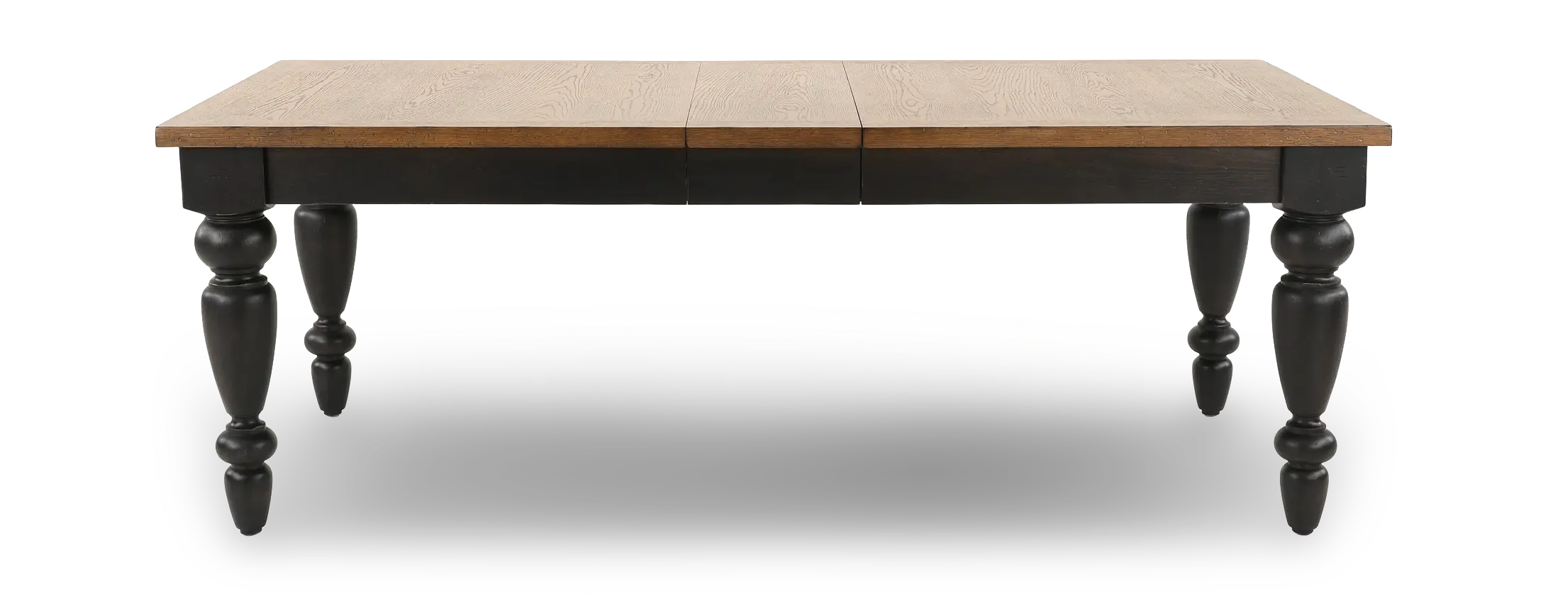 Country Living Oak and Black Dining Table-4