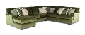 Pine Green 3 Piece Sectional