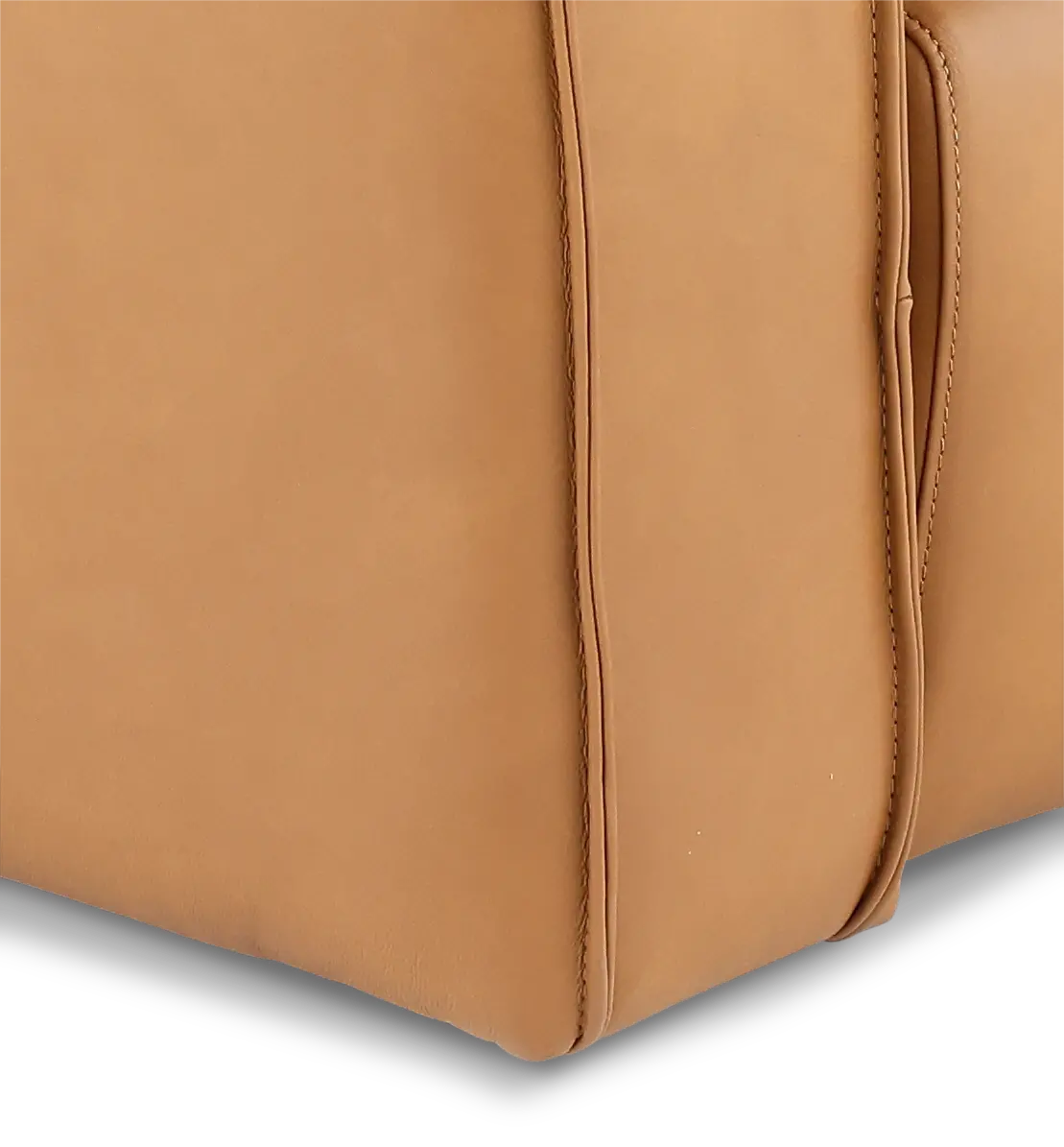Oslo Tan Leather Swivel Chair-2