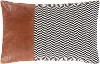 FNA0021320P Fiona Black and Brown Lumbar Pillow