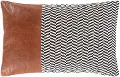 FNA0021320P Fiona Black and Brown Lumbar Pillow
