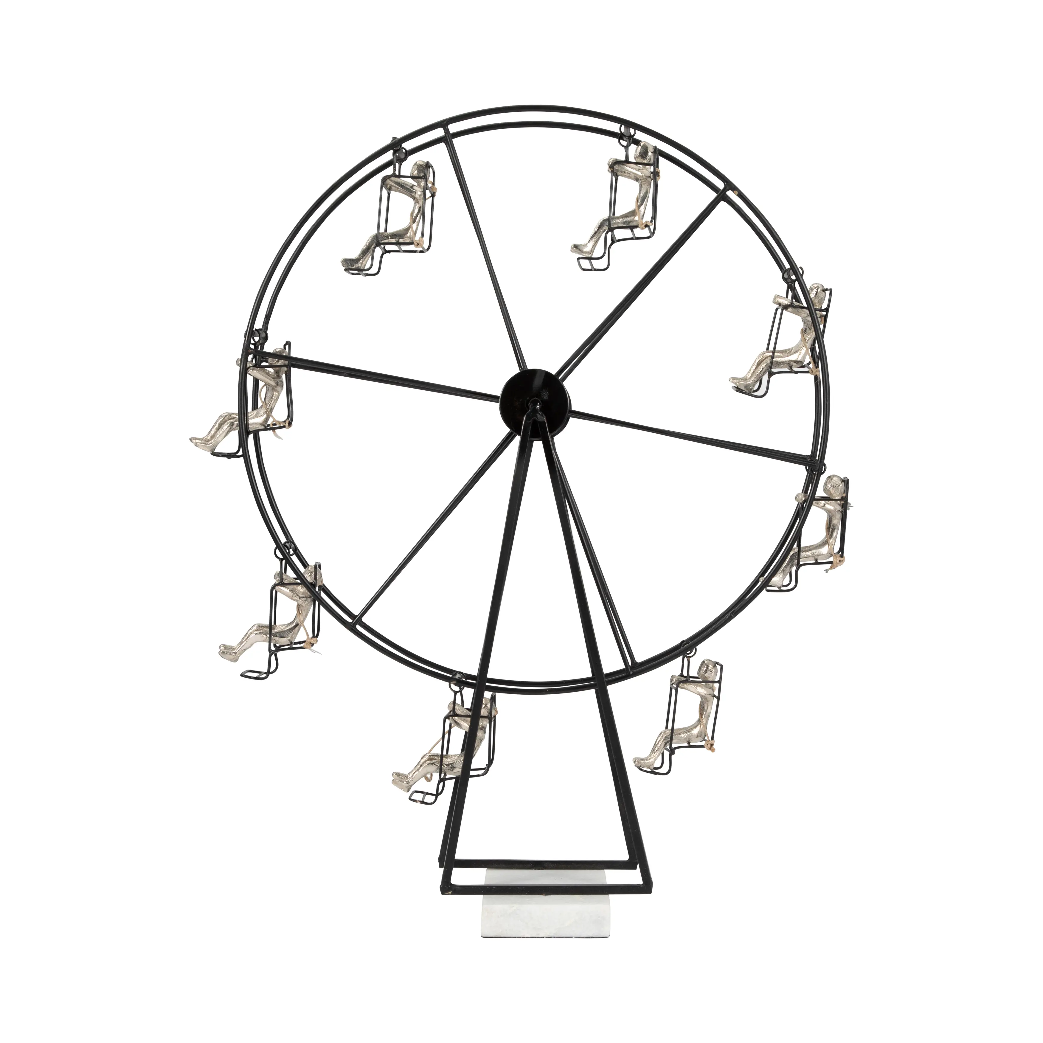 23 Black Metal Ferris Wheel-1