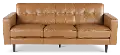 Stark Tan Leather Sofa