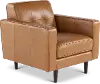 Stark Tan Leather Chair