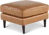 Stark Tan Leather Ottoman
