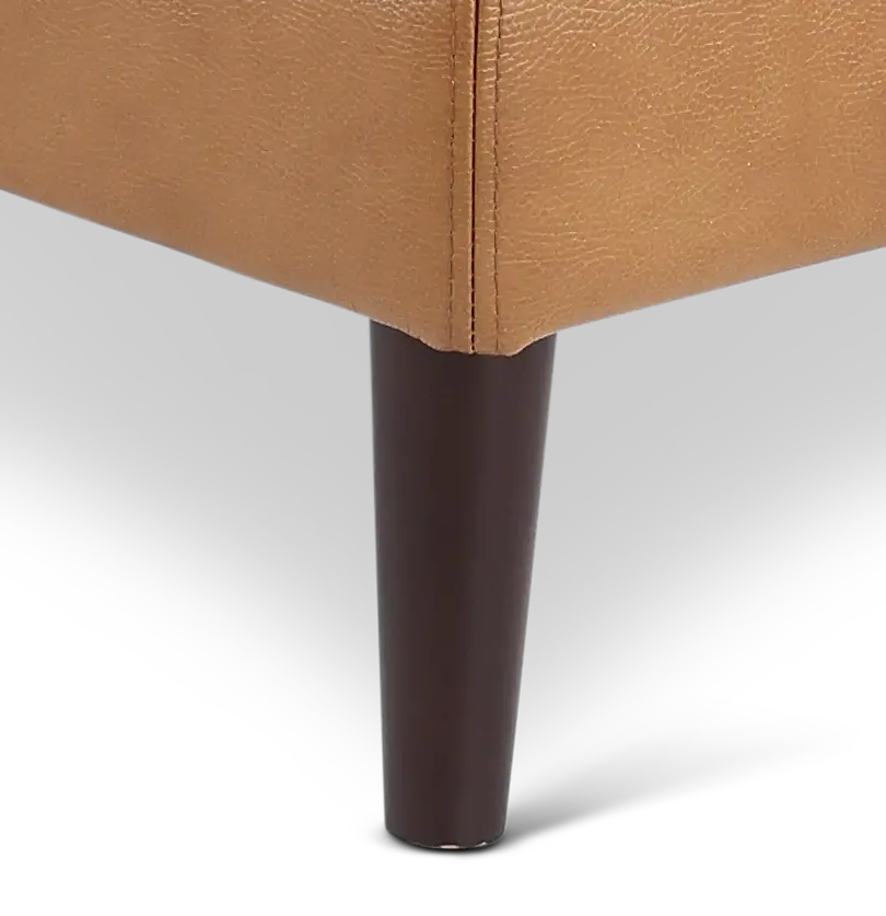 Stark Tan Leather Ottoman-5