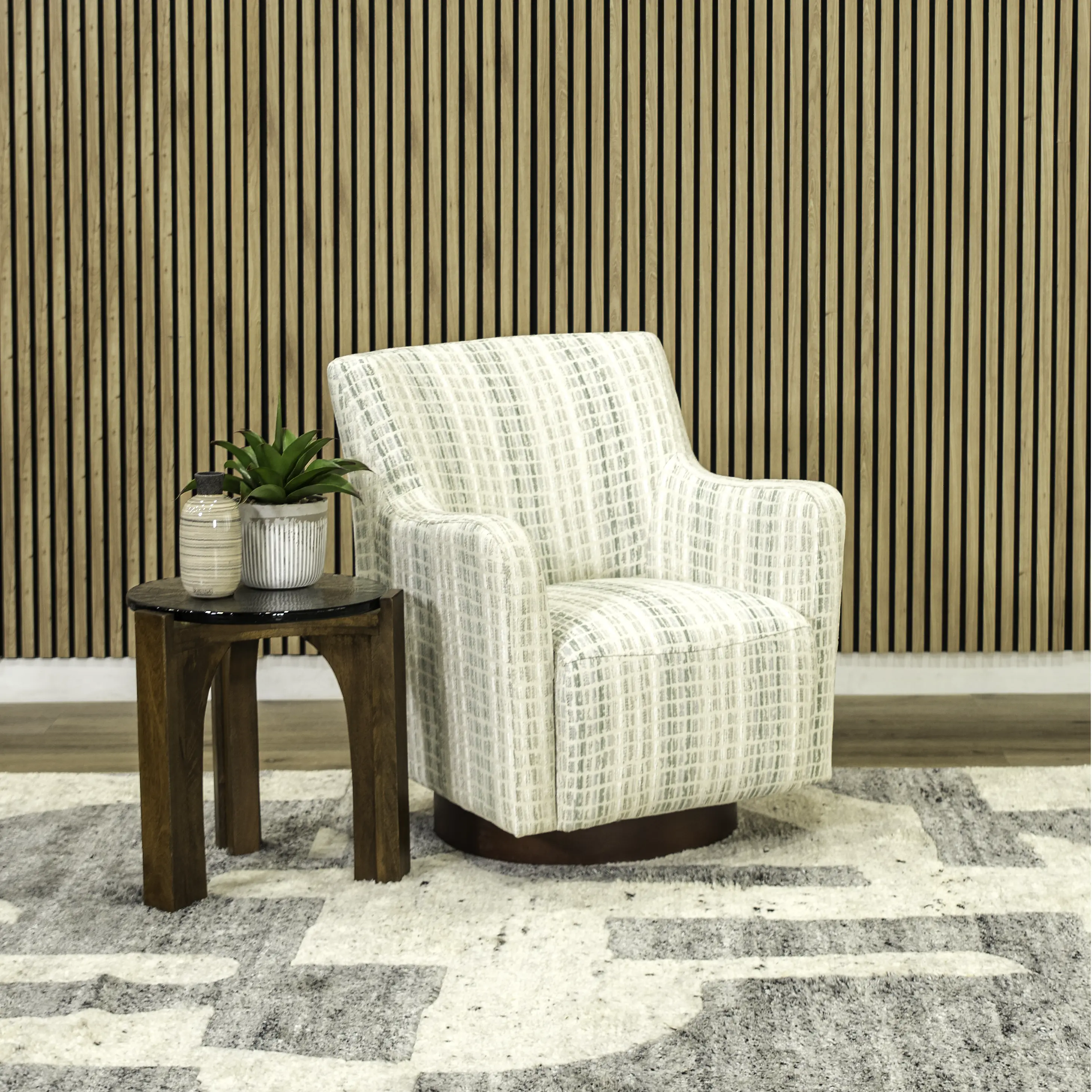 Clara Gray Mist Swivel Chair-2