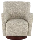 Clara Speckled Tan Swivel Chair