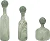 Verena Green Glass Bottles Set of 3