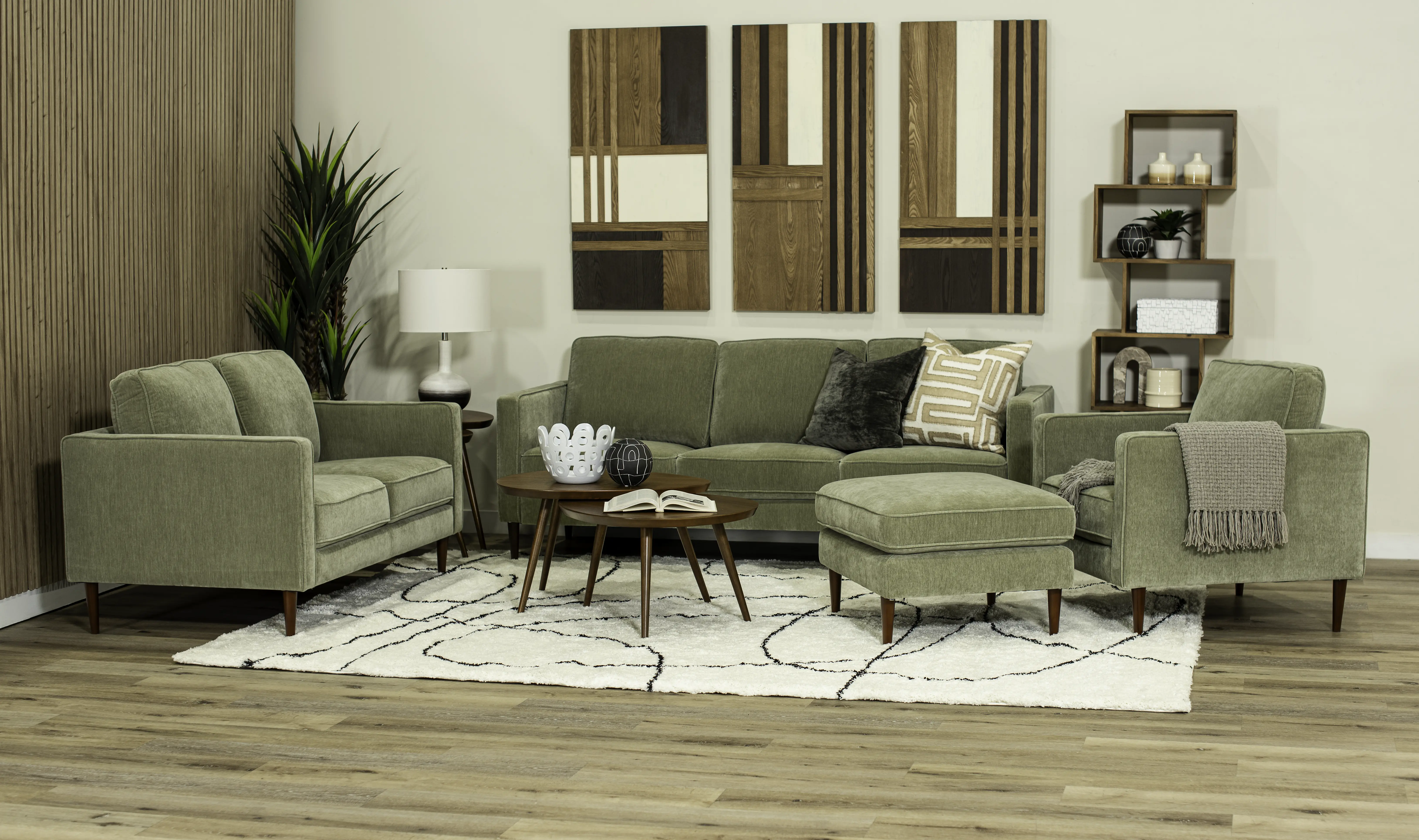 Fern Green Loveseat-2