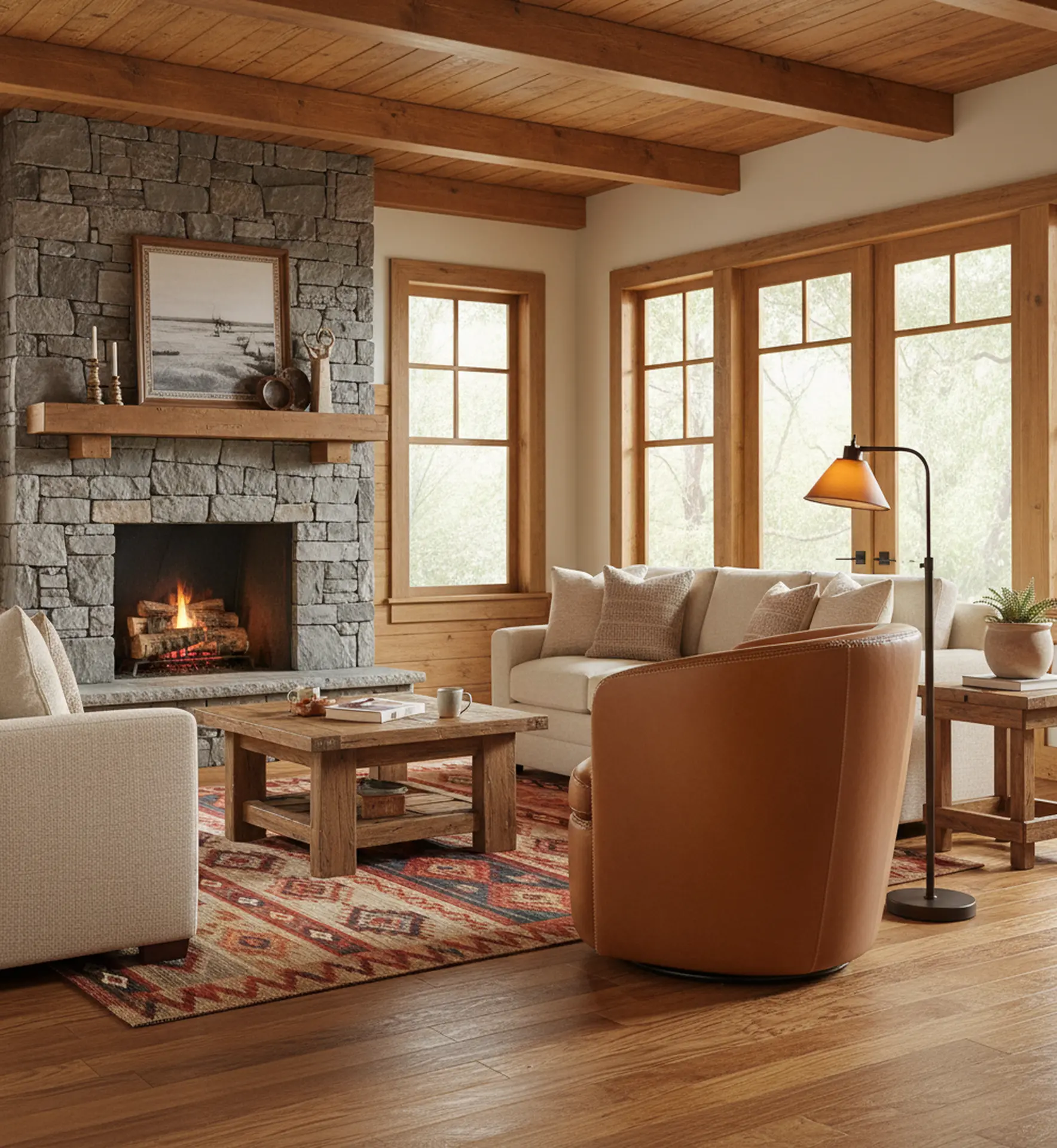 Barolo Vintage Carmel Leather Swivel Club Chair-9