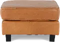 Winston Chestnut Brown Leather Ottoman