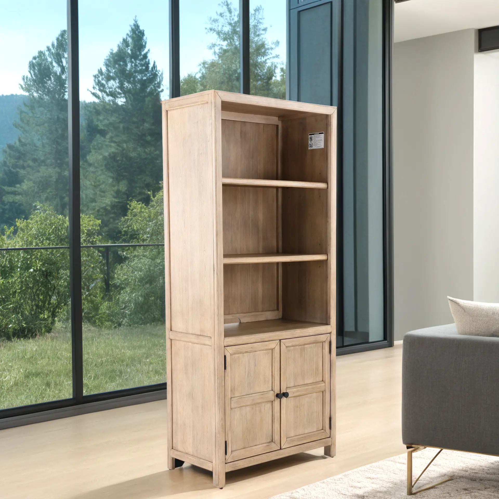 780-HO201 Proximity Natural Bookcase-11